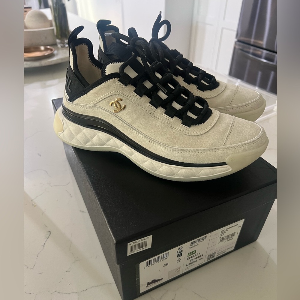 Chanel interlocking CC sneakers